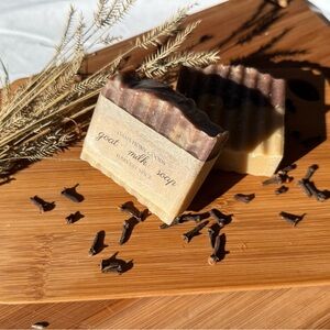 Goat Milk Soap with Natural Ingredients harvest spice